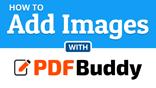 How to add images to a PDF file